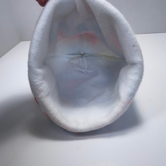 Miami Dolphins Knit Beanie Pom Football Helmet Hat White Aqua Orange Winter - Picture 3 of 10